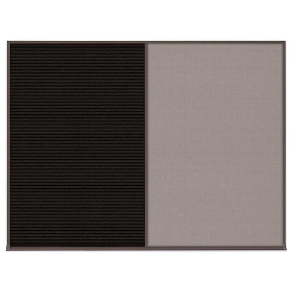 Double Door Radius Corkboard, 42"X32", B
